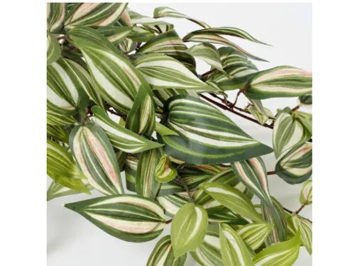 Kunstplant Mica Tradescantia hangend groen 45x25cm