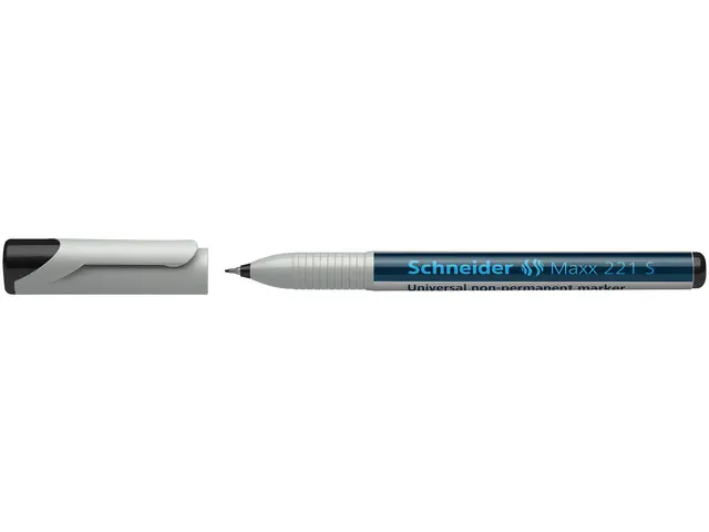 Universele marker Schneider Maxx 221 S non-permanent zwart