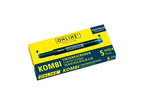 Inktpatroon Online Kombi nachtblauw doos à 5 stuks