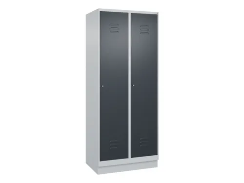 locker voor scheiding van kleding,HxBxD 1950x800x500mm,2vak