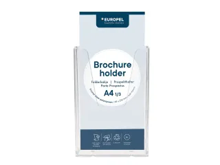 OUTLET Folderbakje Europel wand 1/3 A4 transparant - 1