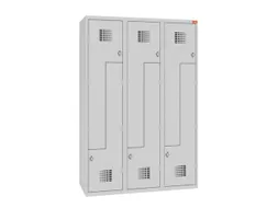 Z-garderobekast,HxBxD 1800x1200x500mm,draaigrendel,romp RAL7035