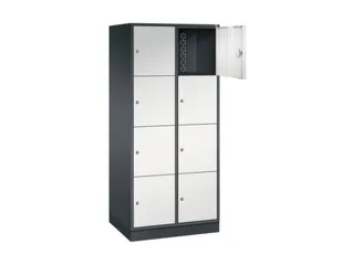 grootvolume-lockersysteem,RAL 7021/RAL 7035,HxBxD 1950x820x600mm - 1