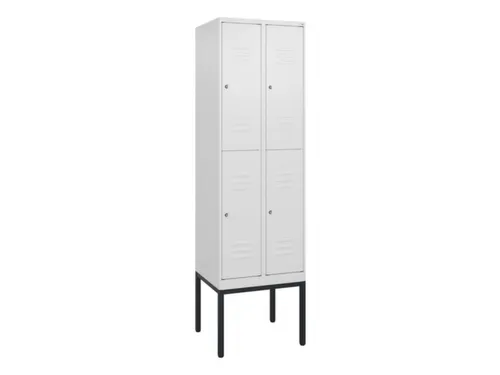dubbeldekse locker,HxBxD 2120x600x500mm,2x2vak.,vak B 300mm