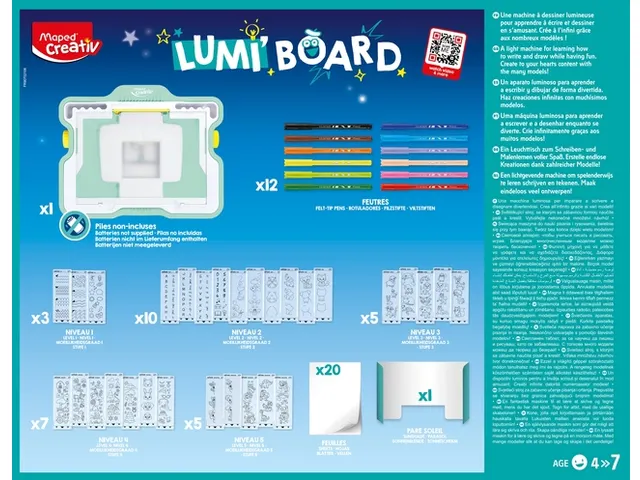 Tekenbord Maped Creativ Lumi'Board met lichtprojectie