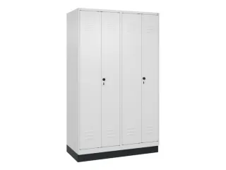 locker voor scheiding van kleding,HxBxD 1950x1200x500mm,4vak - 1