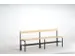 banc-patère,HxLxP 770x1500x375mm,barrettes en bois