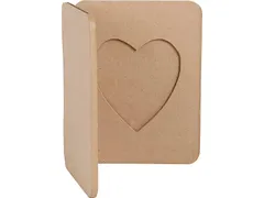 Figuur Décopatch fotokader album met harten 14x1.5x18cm