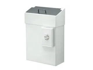 Hygiënebak 10 Liter Wit Met Zakjeshouder - 1