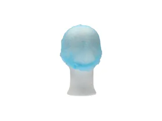 Haarnet CMT clip non-woven L 53cm PP blauw 100 stuks - 3