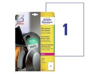 Etiket Avery L7917-10 210x297mm polyester wit 10st