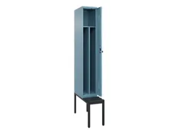 locker met bank,voor scheiding van kleding,HxBxD 2120x300x815mm,1vak