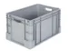 Bac Industriel Gerbable Pp Hxlxl 320X600X400Mm 60L Gris