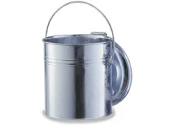 Vuilnisemmer 40 Liter 420x360mm Scharnier Beugelgreep Verzinkt