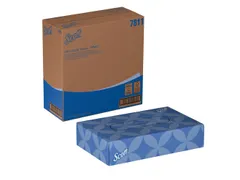 Scott Mini facial tissue 7811 2-laags 18,6x17,3cm wit 78 x 76 Tissues