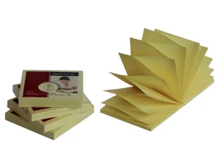 Memoblok Quantore Z-Note 76x76mm geel - 2
