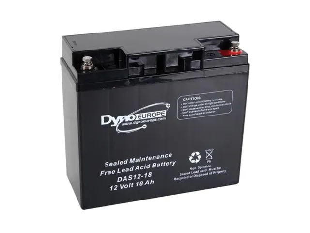 Loodzuur accu 12V-18Ah 180x76x167mm