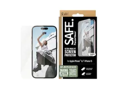 PanzerGlass SAFE. by Screen Protector iPhone 16 | 15 | Ultra-Wide F