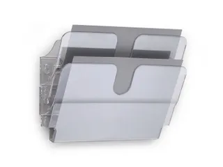 Wandfolderhouder Flexiplus 2 A4 Landscape Transparant - 1