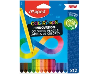 Kleurpotlood Maped Color'Peps Infinity set à 12 kleuren - 1