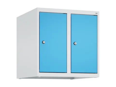 opzetkast,v. locker,2vak.,vak B 250mm,HxBxD 500x500x500mm,vleugeldeur