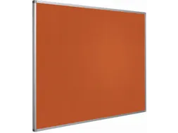Prikbord Bulletin Oranje 120x240cm Softline Profiel 16mm