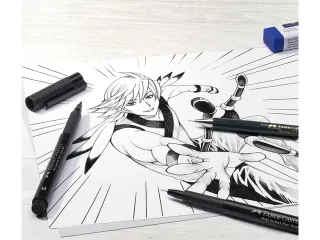 Tekenstift Faber-Castell Pitt Artist Pen Manga starterset - 8