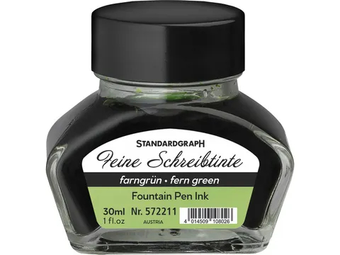 Encre calligraphique Standardgraph 30ml vert fougère