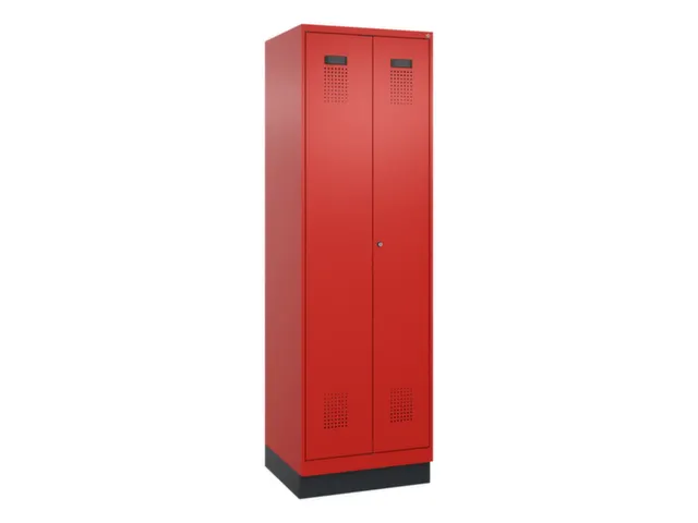 locker voor scheiding van kleding,HxBxD 1950x600x500mm,2vak