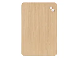 Glasmagneetbord Naga 40x60cm eiken afgeronde hoeken
