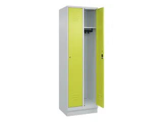 locker,HxBxD 1950x600x500mm,2vak,vak B 300mm,cil.-slot,sokkel - 2