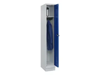locker,HxBxD 1950x300x500mm,1vak,vak B 300mm,draaigrendel,sokkel - 1