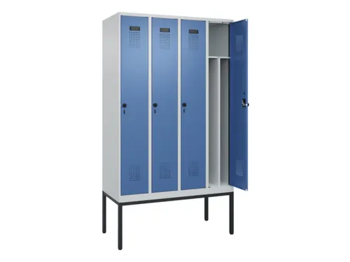 locker voor scheiding van kleding,HxBxD 2120x1200x500mm,4vak