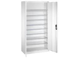 Kast Met Openslaande Deuren Hxbxd 1980x1000x420mm 8legborden Staal