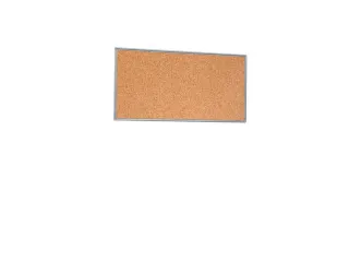 Presentatiewand Hxb 60X120Cm Aluminium Frame Kurk - 1