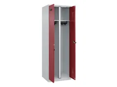 locker voor scheiding van kleding,HxBxD 1850x600x500mm,2vak