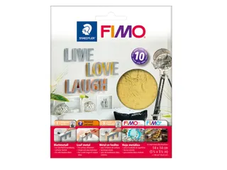 Bladmetaal Staedtler Fimo 8781 14x14cm goud 10 vel - 1