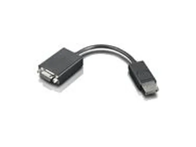 Lenovo DisplayPort - VGA, 0,2 m, VGA, DisplayPort, Mannelijk, Mannelij
