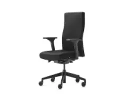 OUTLET Draaistoel,Synchroonmech.,Armleuningen Verst.,Zitting Polyester