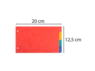 Tabblad recycl.karto n 225g 125x200 4tabs - 5