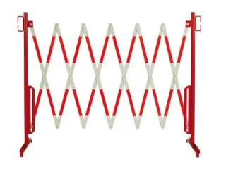 schaarhek,paal HxØ 960x27mm,HxBxD 960x0-4000x500mm,paal staal,rood - 1