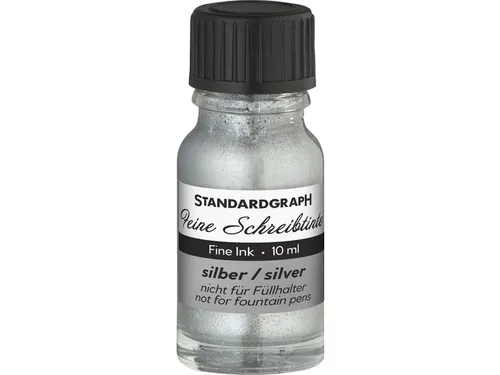 Kalligrafieinkt Inkt Standardgraph 10ml zilver