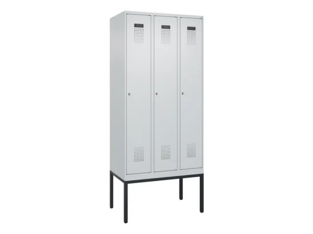 locker voor scheiding van kleding,HxBxD 2120x900x500mm,3vak
