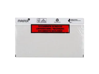 Paklijstenvelop Documents Enclosed 240x140mm Transparant Bedrukt - 1
