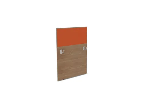 baliepaneel,v. bureau,aanbouw links,B 800mm,NT-cherry,BN3012-oranje