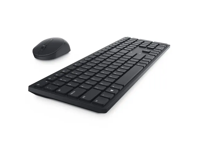 DELL KM5221W Toetsenbord Inclusief muis Kantoor Draadloos AZERTY Zwart