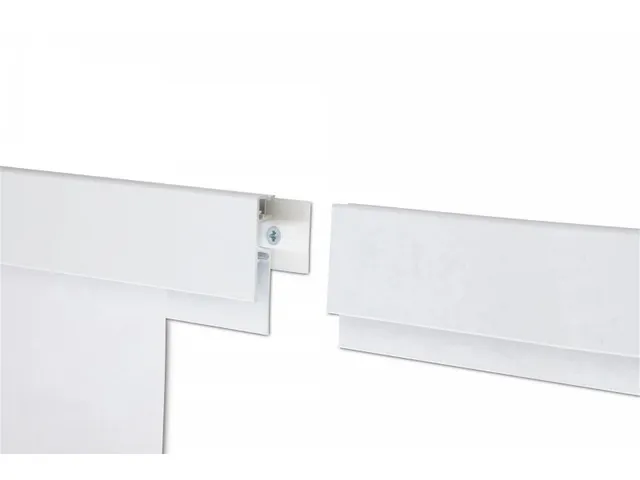 Aluminium wand klemlijst MAULgrip 100.5 cm Wit