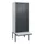 PBM-locker met bank,HxBxD 2120x800x815mm,2vak,vak B 400mm,cil.-slot