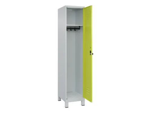 locker,HxBxD 1950x400x500mm,1vak,vak B 400mm,draaigrendel,voeten