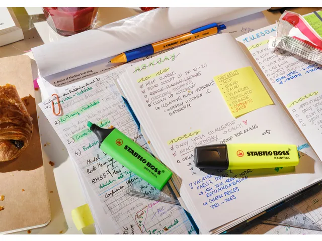 Markeerstift Stabilo Boss Geel